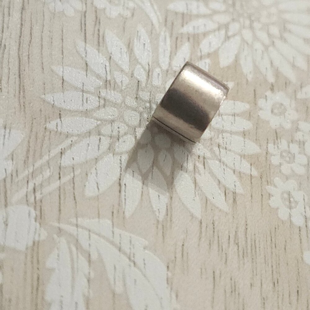 Pandora Sterling Silver Solid Clip Charm Bead Retired
